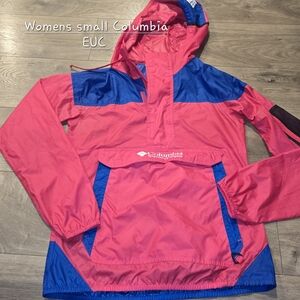 Columbia Vivid Pink and Blue Jacket